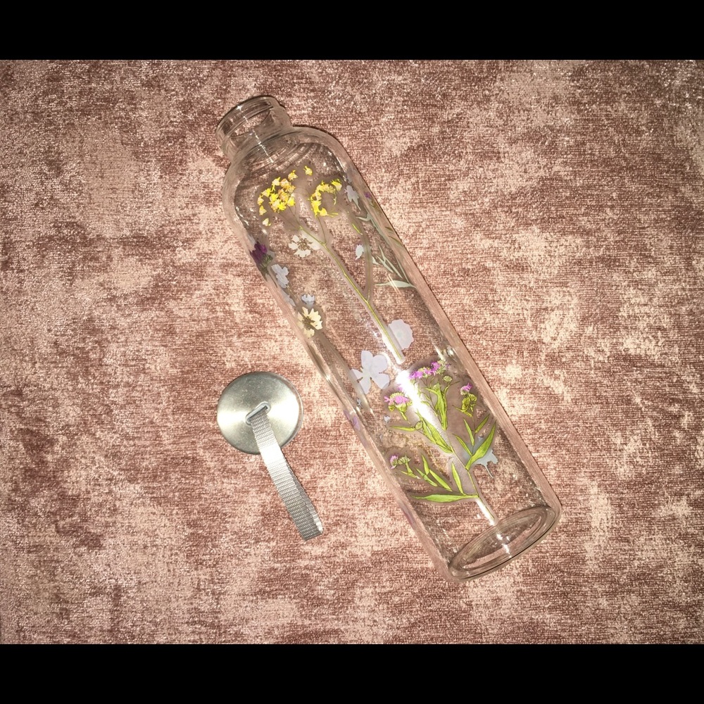 Glass Water Bottle